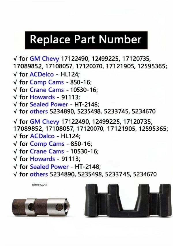 WZruibo Hydraulic Roller Lifters for GM LS1 LS2 LS3-1
