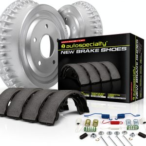 Power Stop Rear Drum Brake Shoe Kit for Nissan Versa-0