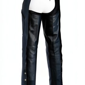 A&H Apparel Mens Premium Leather Chaps-0