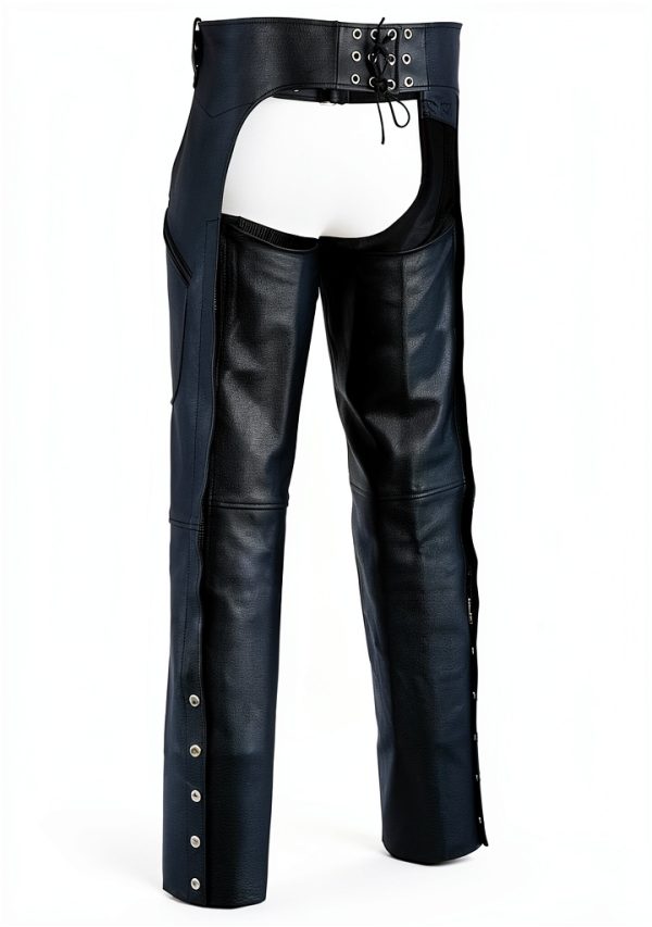 A&H Apparel Mens Premium Leather Chaps-0