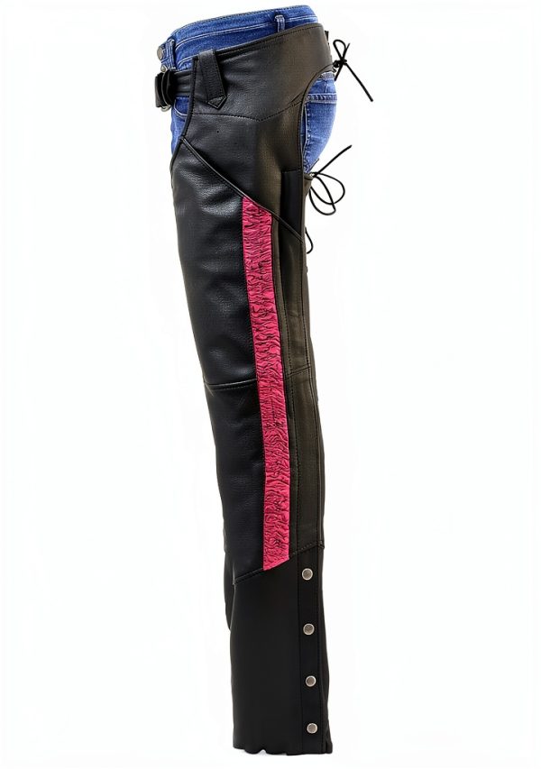 Milwaukee Leather Women's Motorcycle Chaps MLL6501 Goat Leather-5