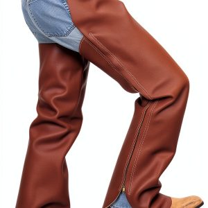 Weaver Leather Women's Full Grain Oil Tanned Shotgun Chaps 65-3275SM-0