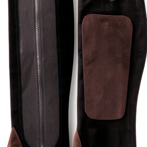 Leather Protective Chaps Knight Guard Large Genuine Leather-0