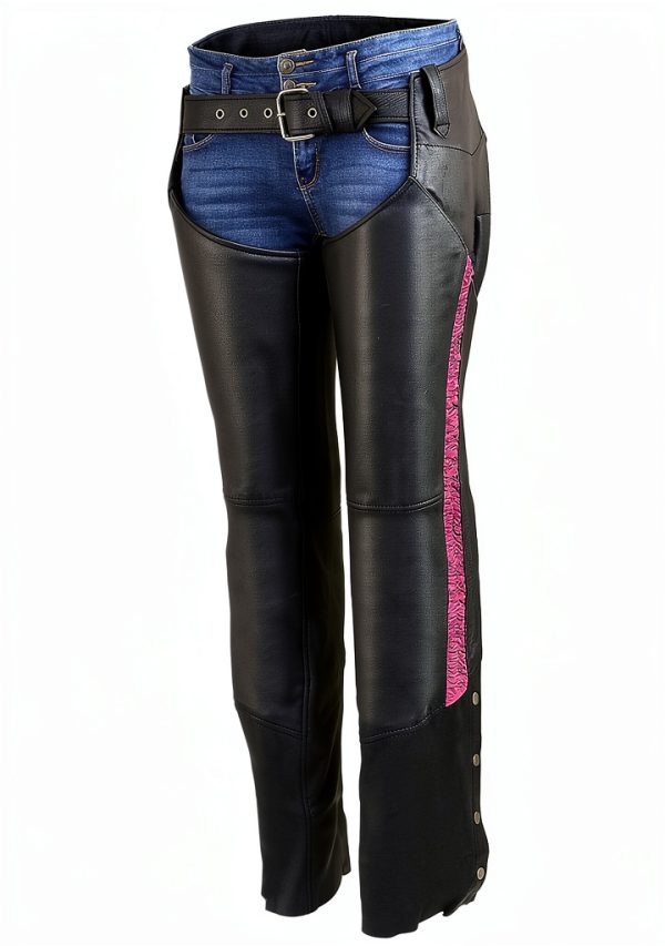 Milwaukee Leather Women's Motorcycle Chaps MLL6501 Goat Leather-7