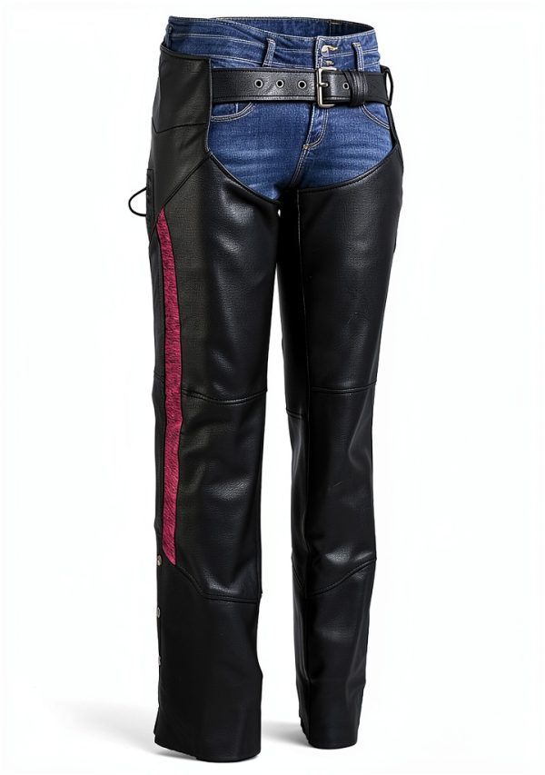 Milwaukee Leather Women's Motorcycle Chaps MLL6501 Goat Leather-0