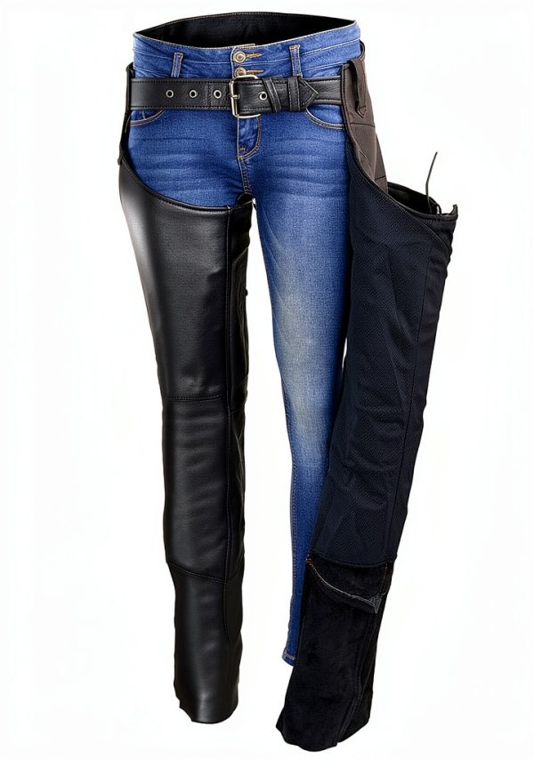 Milwaukee Leather Women's Motorcycle Chaps MLL6501 Goat Leather-4