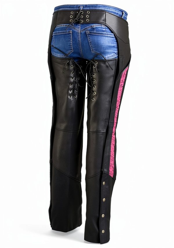 Milwaukee Leather Women's Motorcycle Chaps MLL6501 Goat Leather-8